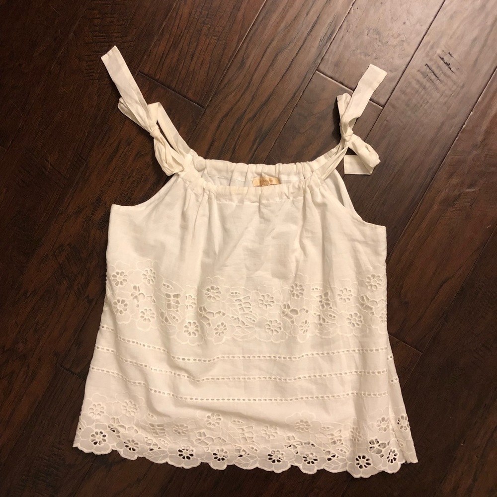 Tank top with ties